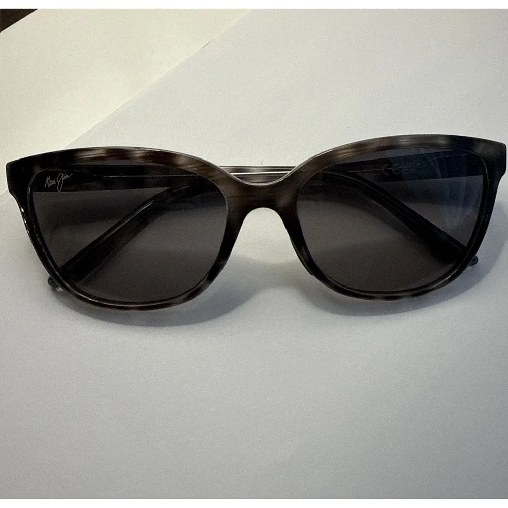 Maui Jim Honi MJ758-11S Polarized Sunglasses Gray Tortoise Italy 54-18